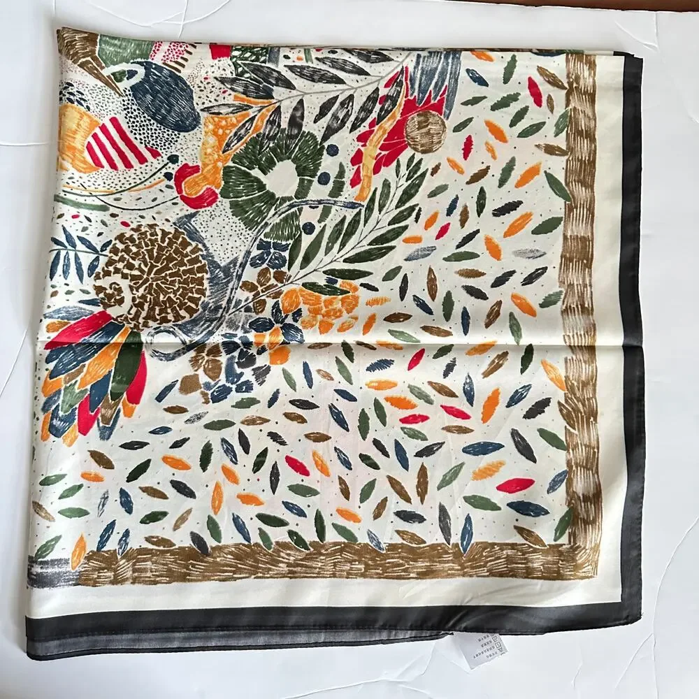 👉 Colorful Boho Bliss Silk Scarf